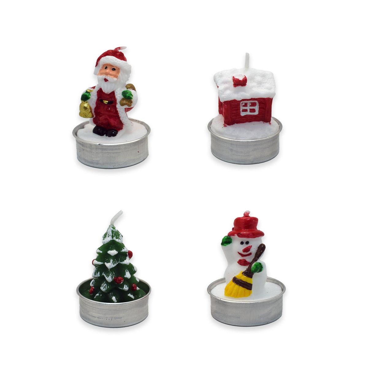 BIG PARTY - Vela Figuras Navideñas 4x5 cm Big Party