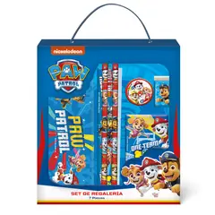PAW PATROL - Set Escolar Box 7 Piezas en Caja Con Asa