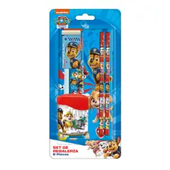 PAW PATROL - Set Escolar 6 Piezas
