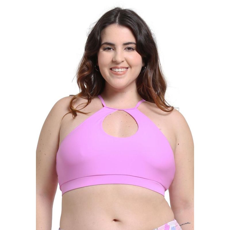 SAMIA - Bikini Peto halter lila SAMIA
