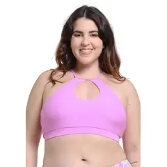 SAMIA - Bikini Peto halter lila