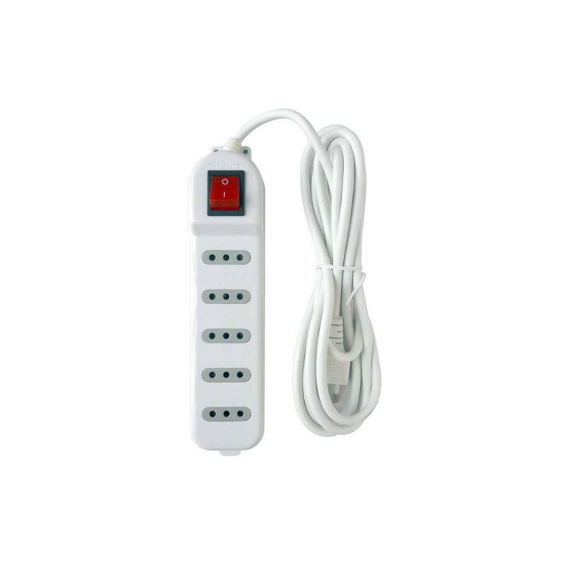 MACROTEL - ALARGADOR MÚTIPLE MACROTEL CON SWITCH 3 METROS