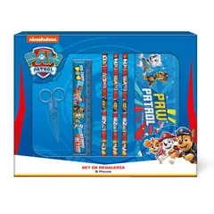 PAW PATROL - Set Escolar Box 6 Piezas en Caja