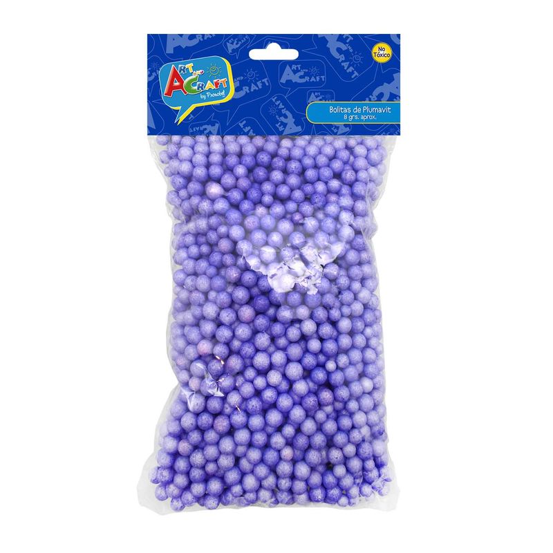 PRONOBEL - Bolita De Plumavit 6mm-8mm-10mm Colores Surtidos Art & Craft