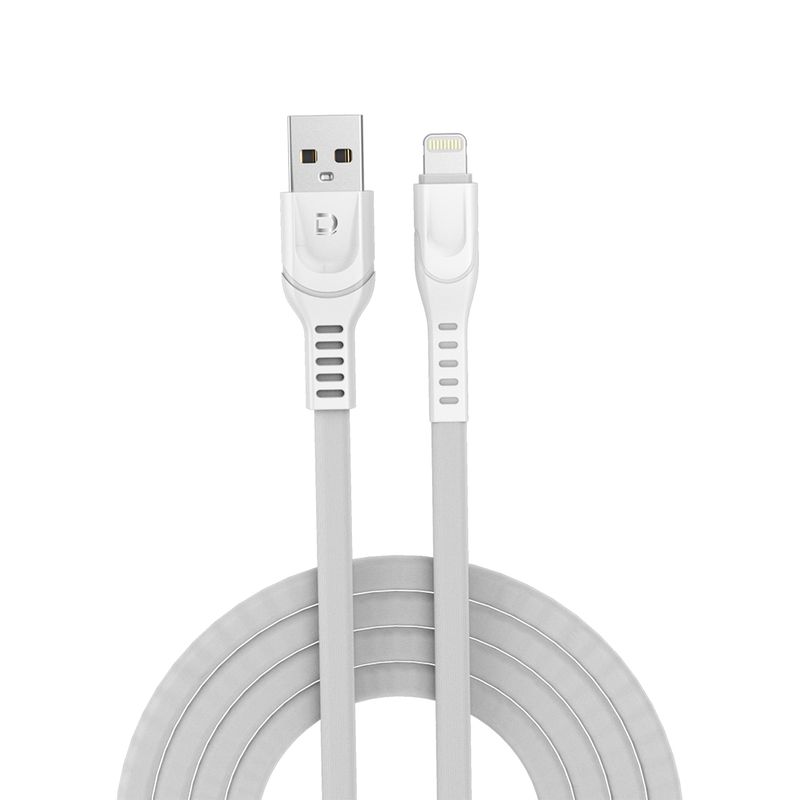 DATACOM - Cable Lightning 2.4A Blanco 1 metro Datacom