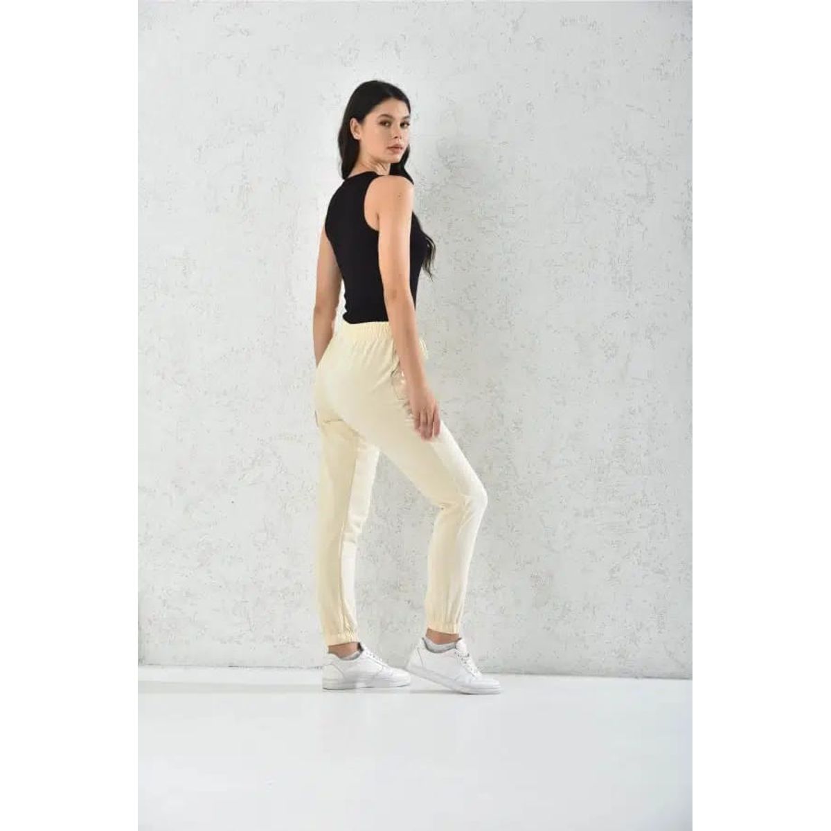 MROTTO - Pantolon Jogger de Vestir Mujer Casual Algodón