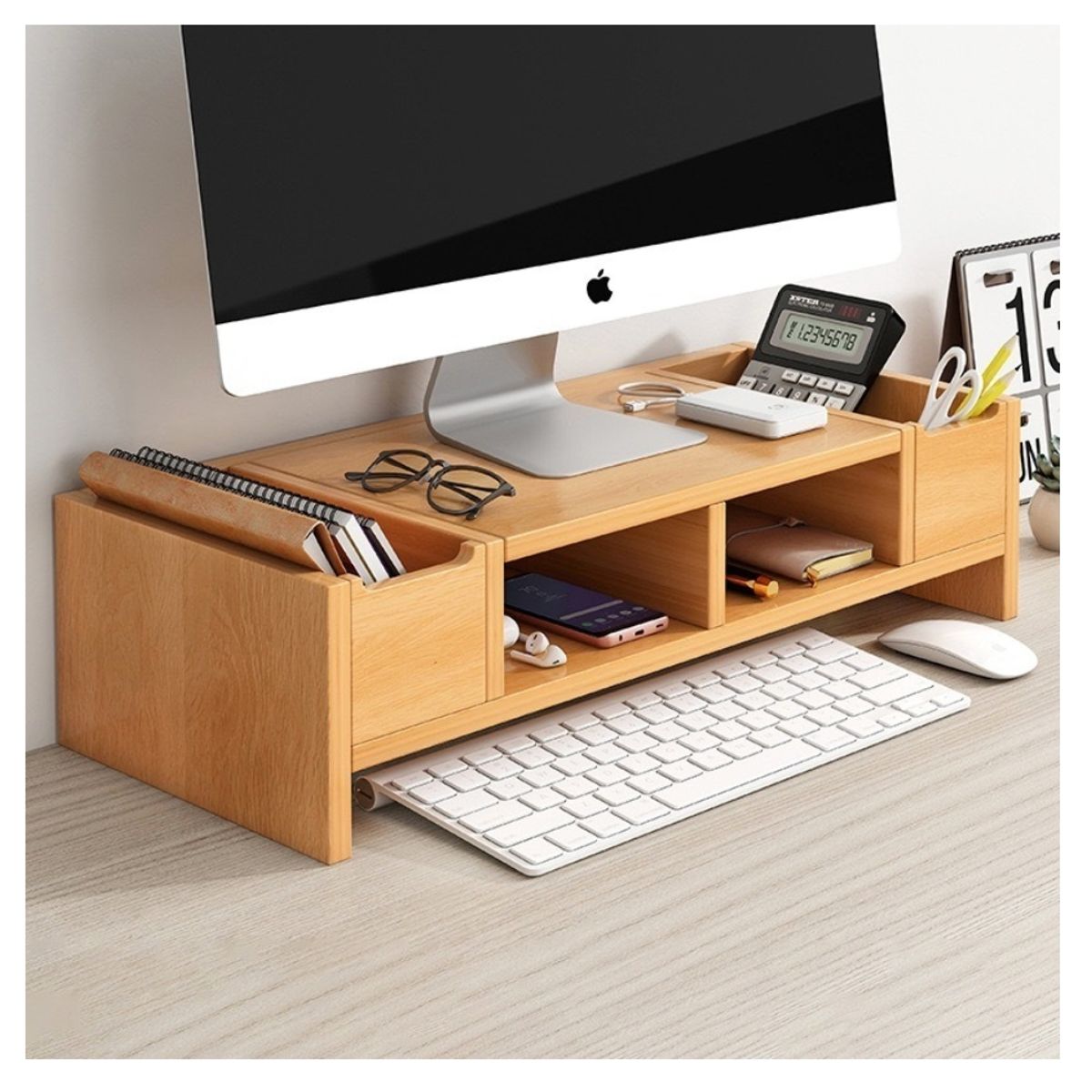 HOMER DESIGN - Elevador De Monitor Armable Madera Escritorio Oficina Homer