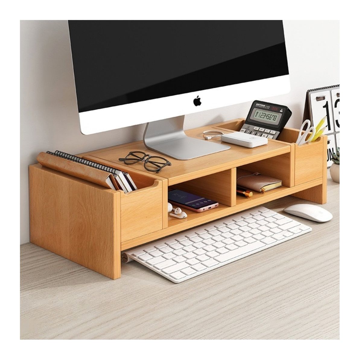 HOMER DESIGN - Elevador De Monitor Armable Madera Escritorio Oficina Homer