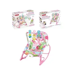 GENERICO - Silla Mecedora 3 En 1 Rosada