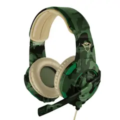 TRUST - Audifonos Gamer Gxt 310C Radius Pc Ps4 Switch Xbox Camo Green._.…