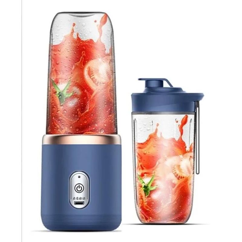 TNAKIEX - Mini Licuadora De Frutas Exprimidora Portátil 6cuchillas Usb