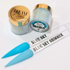 GENERICO - Polvo Acrilico Blue Sky Shimmer de la Marca Dream Nails