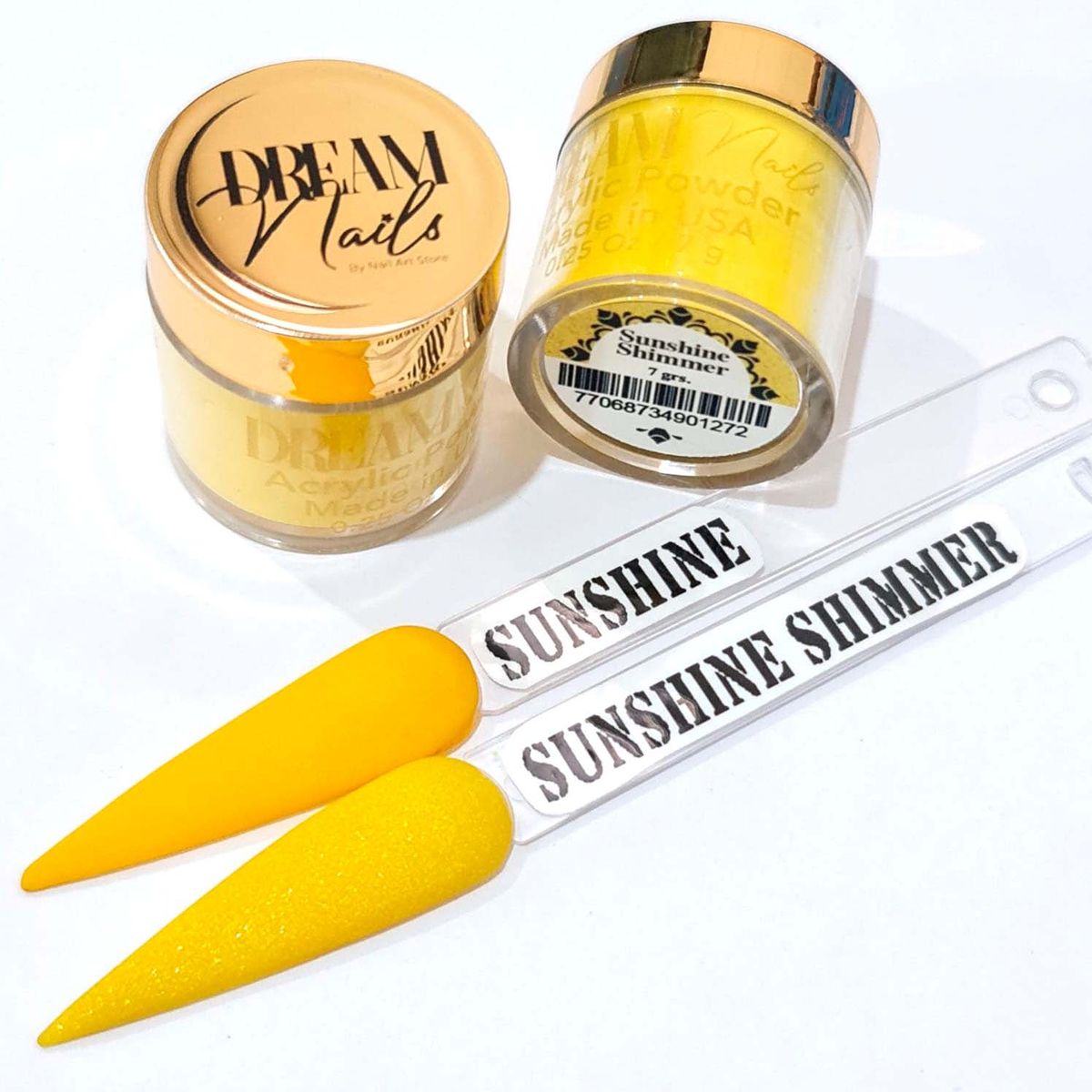 GENERICO - Polvo Acrilico Sunshine Shimmer de la Marca Dream Nails