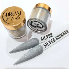 GENERICO - Polvo Acrilico Silver Shimmer de la Marca Dream Nails