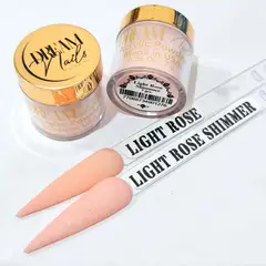 GENERICO - Polvo Acrilico Light Rose Shimmer de la Marca Dream Nails