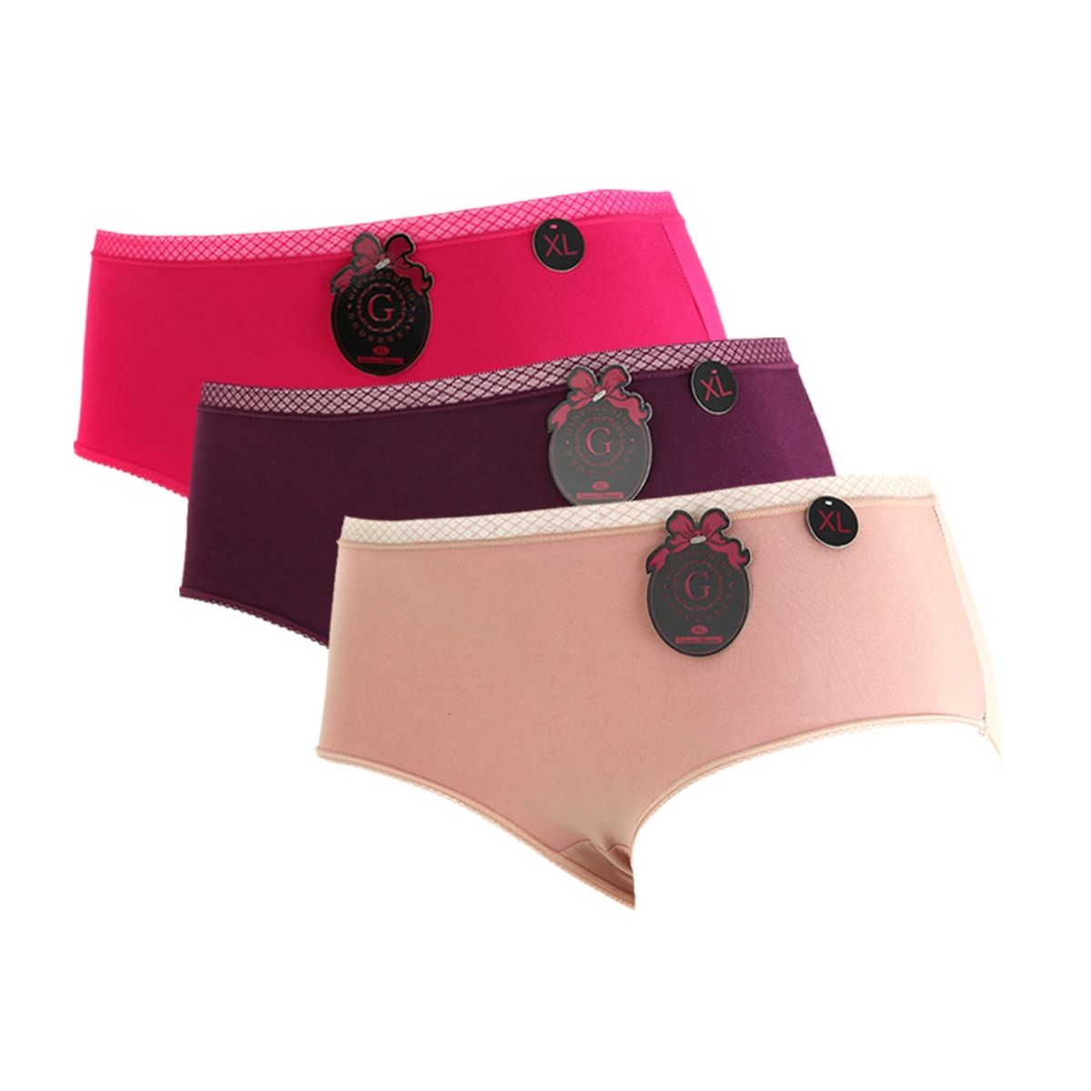 GIOVACCHINO - Pack de 3 Calzon Tiro Alto Algodón.