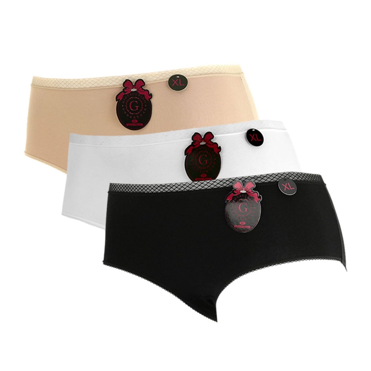 GIOVACCHINO - Pack de 3 Calzon Tiro Alto Algodón.