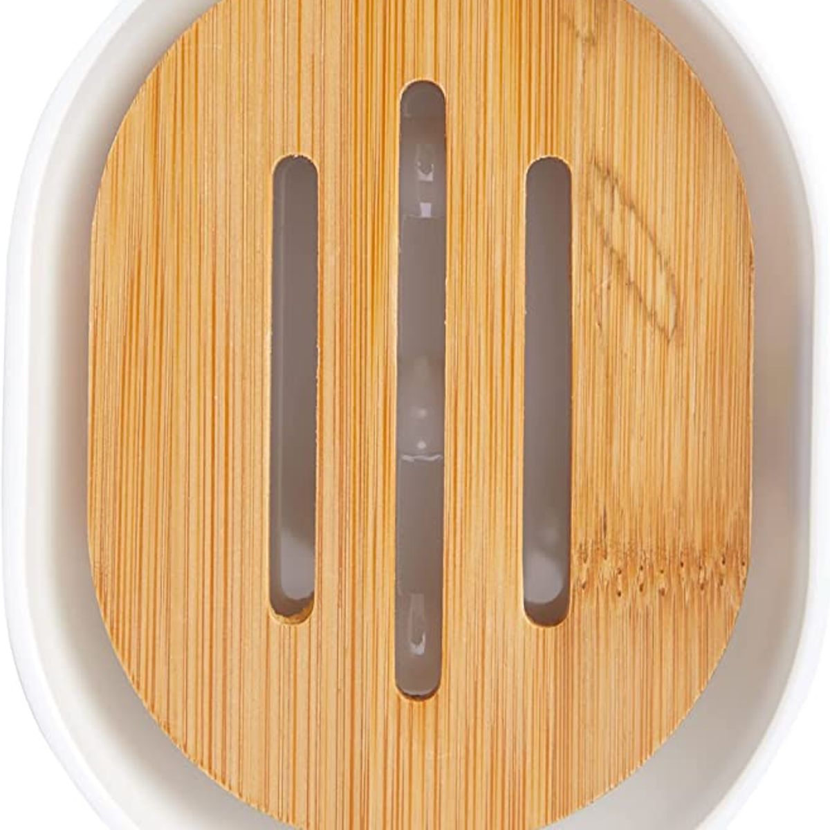 NEWTREE - Jabonera Blanca de Madera Moderna