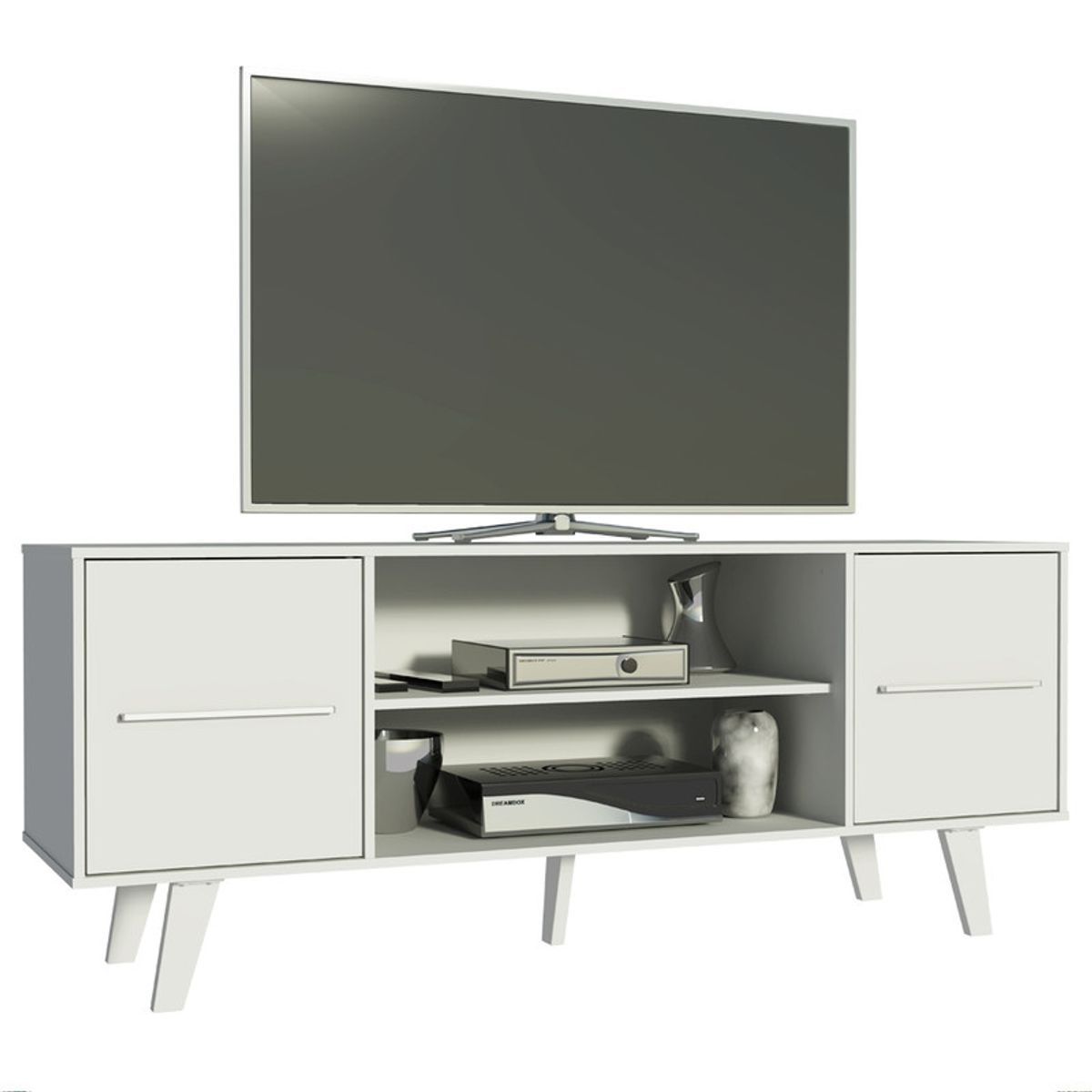 MOBILO - Rack para TV Copengahen Blanco 136x39x54cm