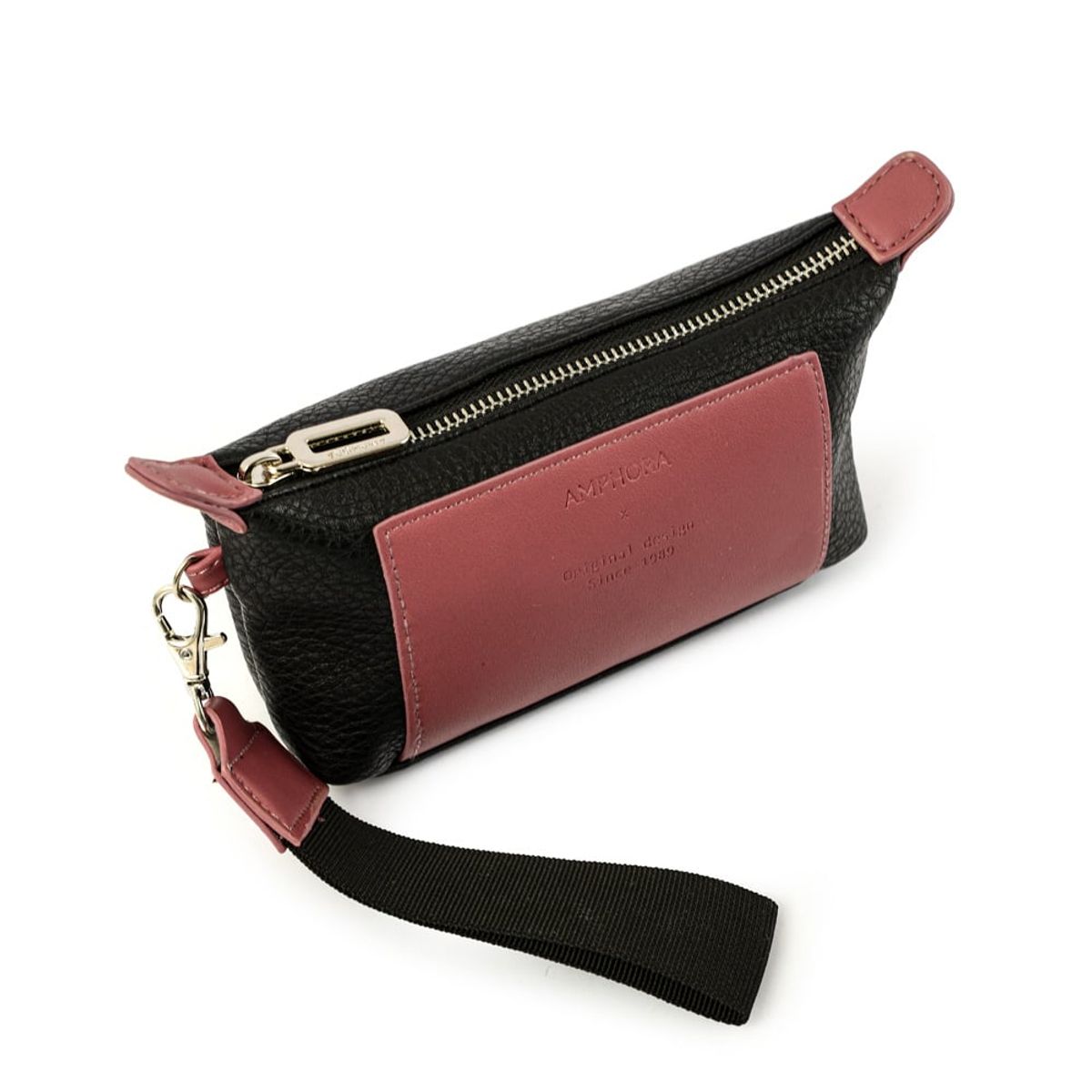 AMPHORA - Cosmetiquero ovalado murray negro