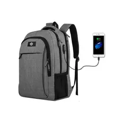 LINKON - Mochila Notebook Hardley Impermeable Antirrobo Hombre Mujer