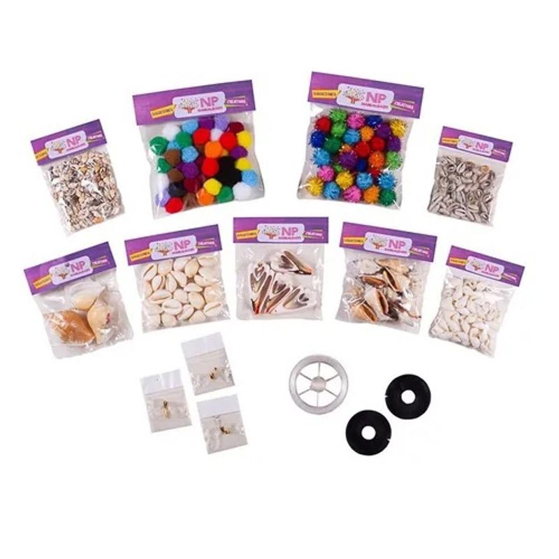 GENERICO - Set Manualidades Bisutería En Conchitas
