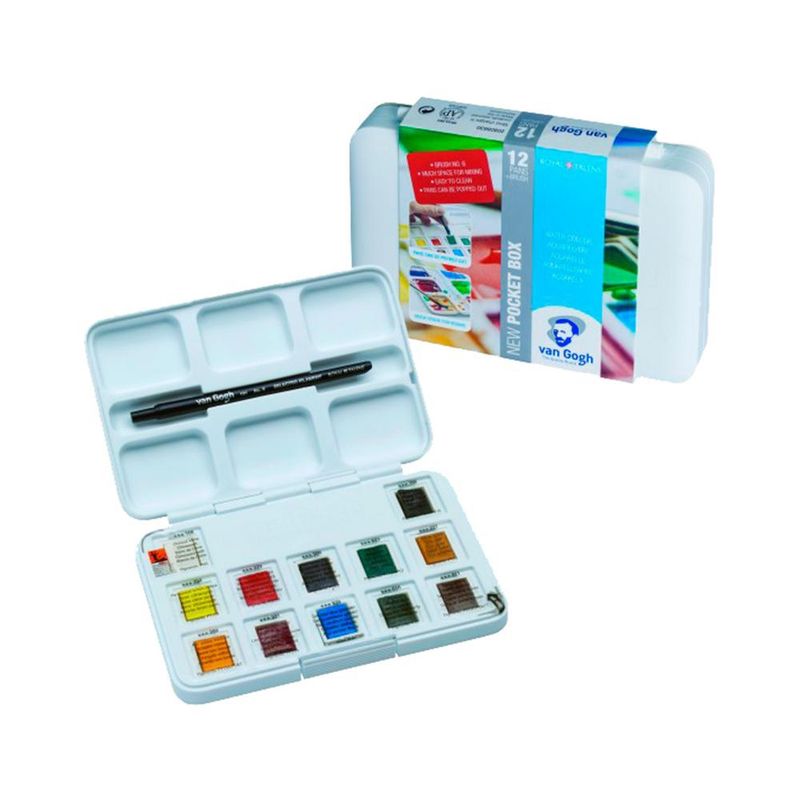 VAN GOGH - Set Acuarela 12 Pastillas Van Gogh VAN GOGH