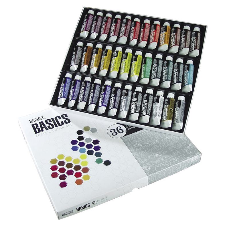 LIQUITEX - Set 36 Acrílicos Basics 22ml. Liquitex LIQUITEX