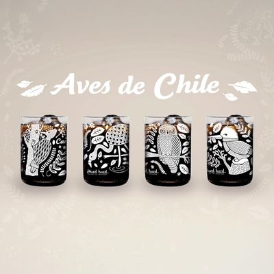 Imagen 2 del producto Aves de Chile Juego de 4 Vasos