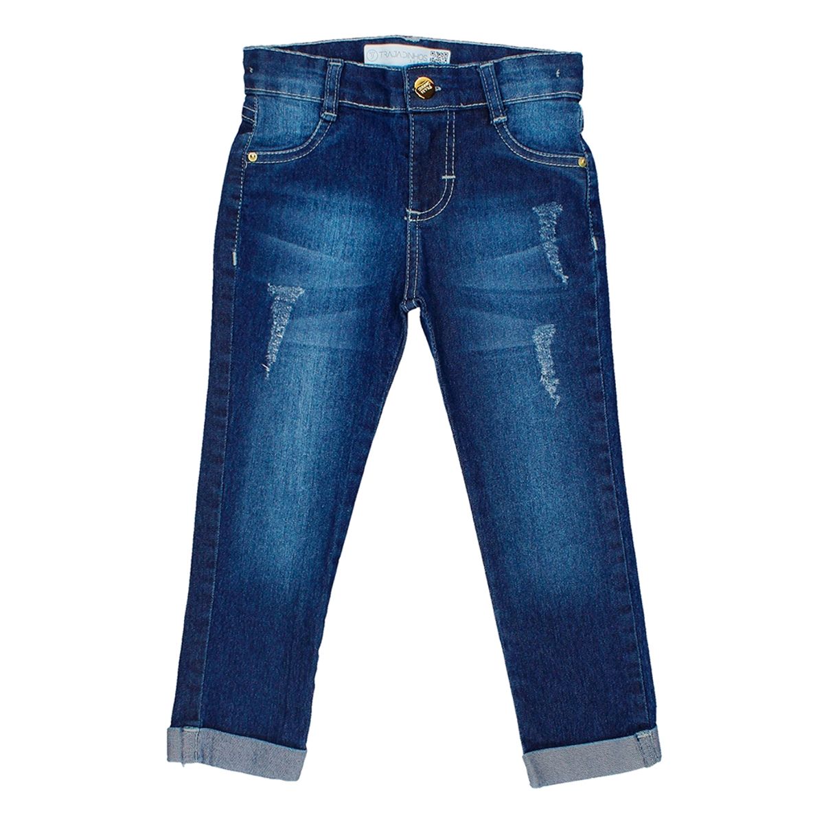 BUBBLE GUMMERS - PANTALON NIÑA BUBBLEGUMMERS DENIM AZUL