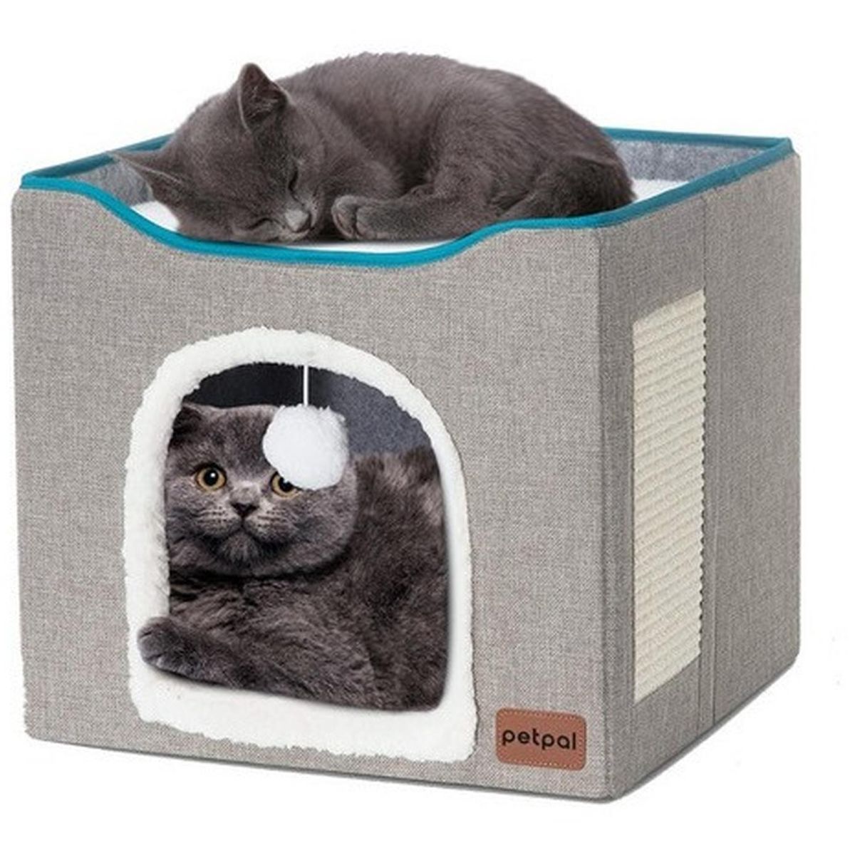 PETPAL - Cama Casa Iglu Para Mascotas Gato Y Perro Pequeño Petpal