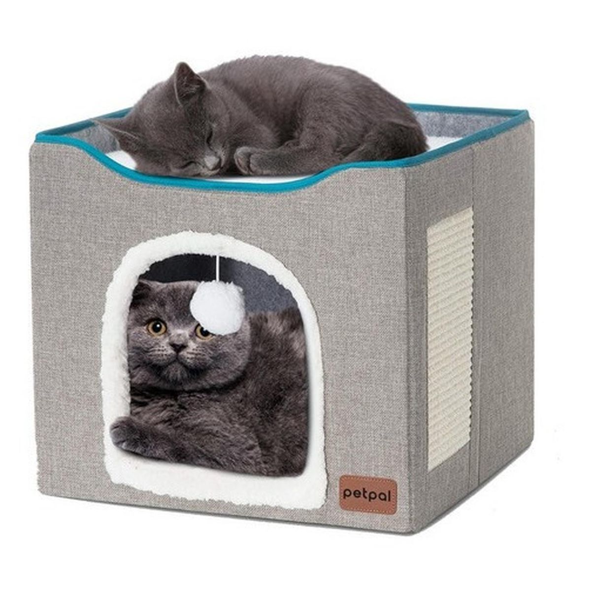 PETPAL - Cama Casa Iglu Para Mascotas Gato Y Perro Pequeño Petpal