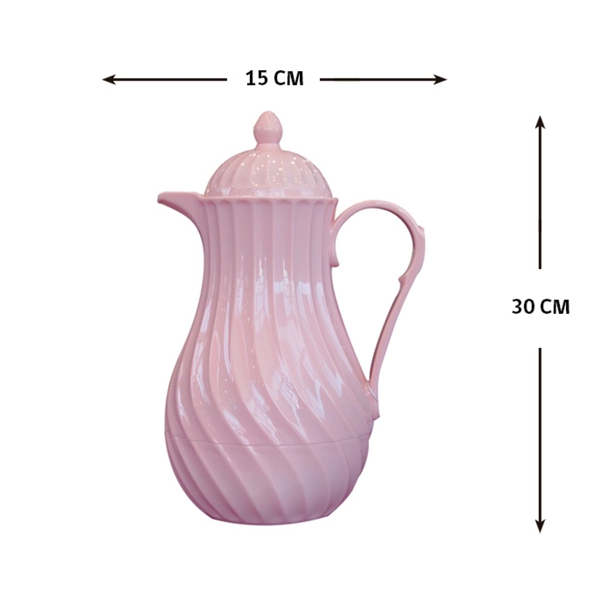 MSA MUEBLES SANTA ANA - TERMO BERLIN ROSA (15 x 15 x 30 cm)