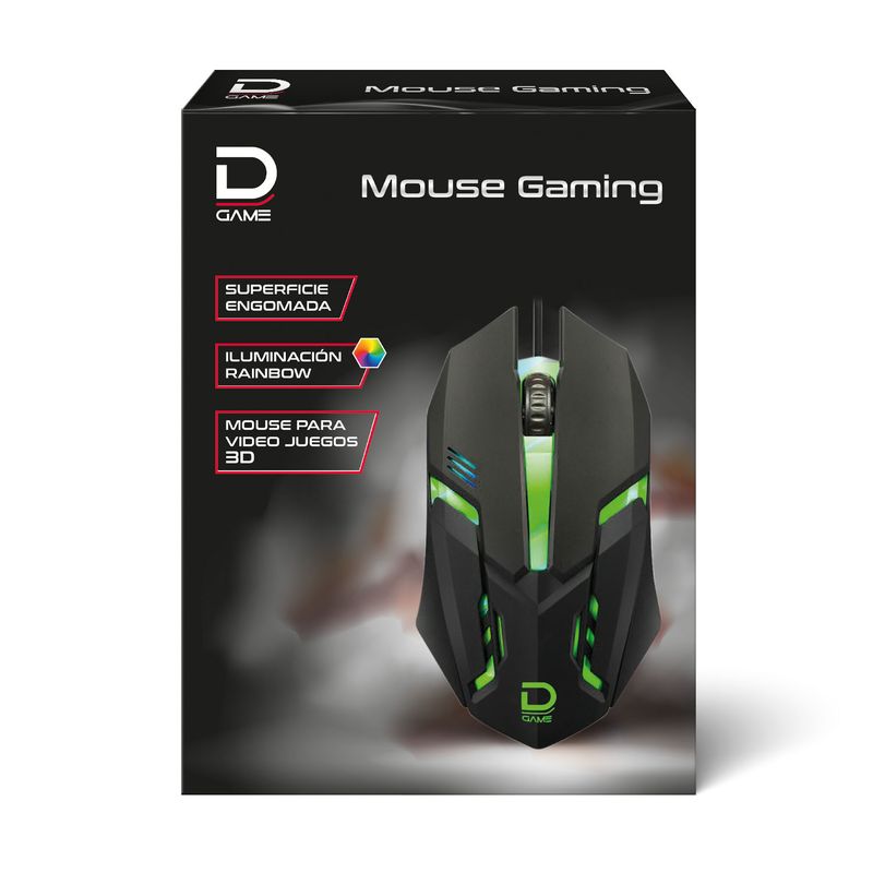 DATACOM - Mouse Gamer 7D Rainbow Luces