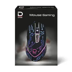 DATACOM - Mouse Gamer 7D Luces RGB Negro
