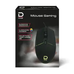 DATACOM - Mouse Gamer Rainbow Luces