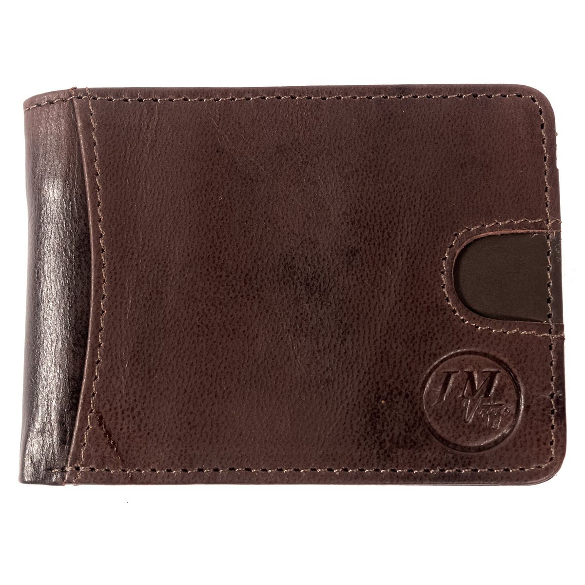 JM VINTAGE - Billetera hombre cuero Antonio