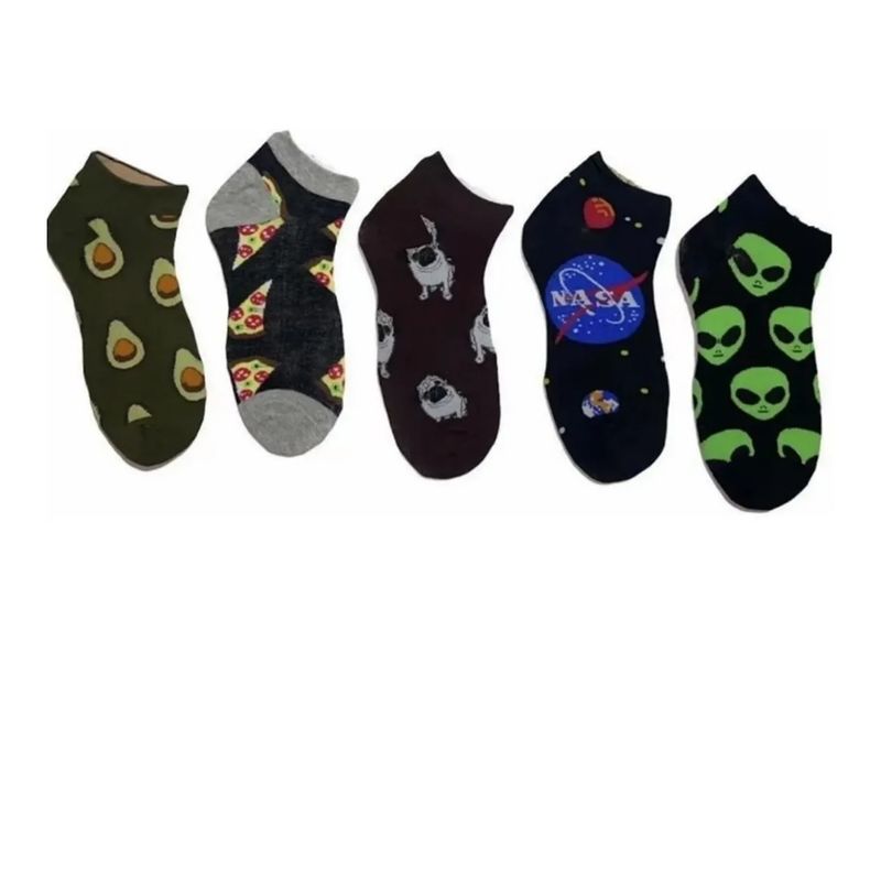 EVERSO - Pack 12 Pares Calcetines  hombre De Bambú Entretenidos Cortos T3.