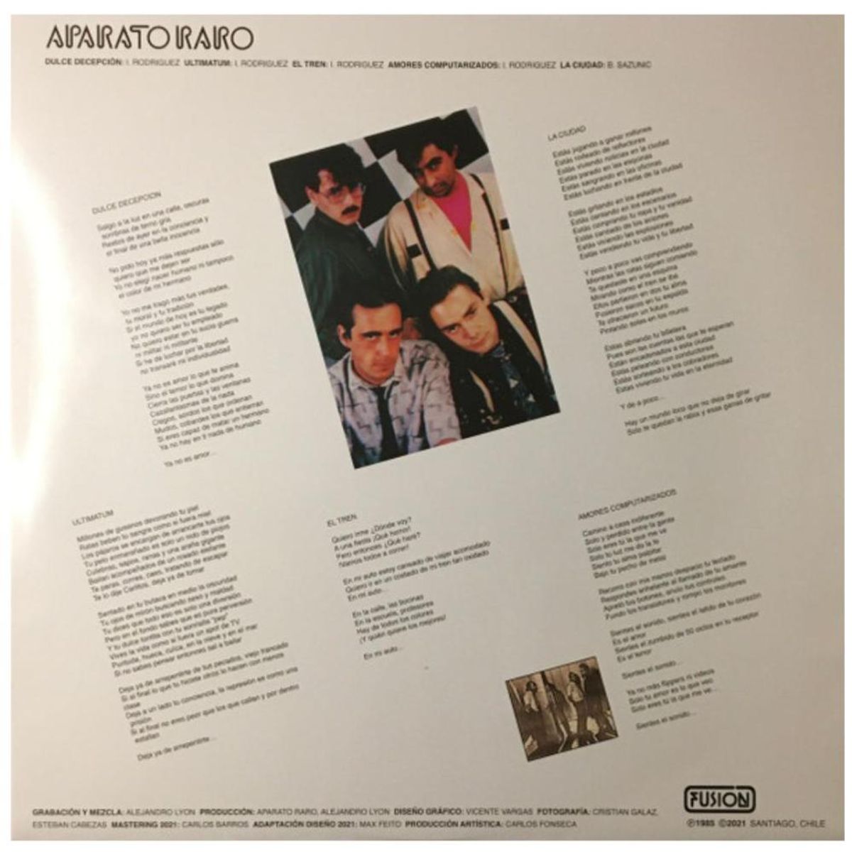 HITWAY MUSIC - APARATO RARO - APARATO RARO (VINILO AZUL) - VINILO HITWAY MUSIC