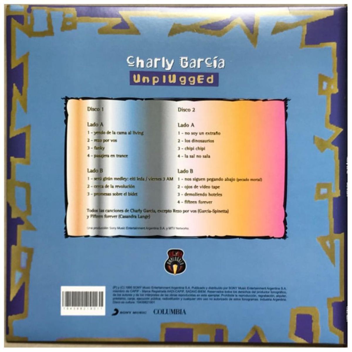 HITWAY MUSIC - CHARLY GARCIA - UNPLUGGED - VINILO HITWAY MUSIC
