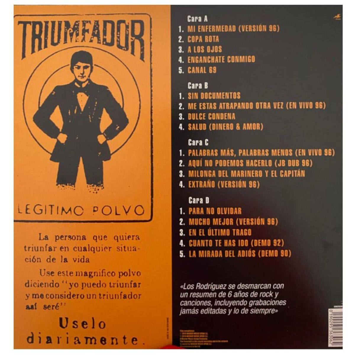 HITWAY MUSIC - LOS RODRIGUEZ - HASTA LUEGO (2LP) - VINILO HITWAY MUSIC