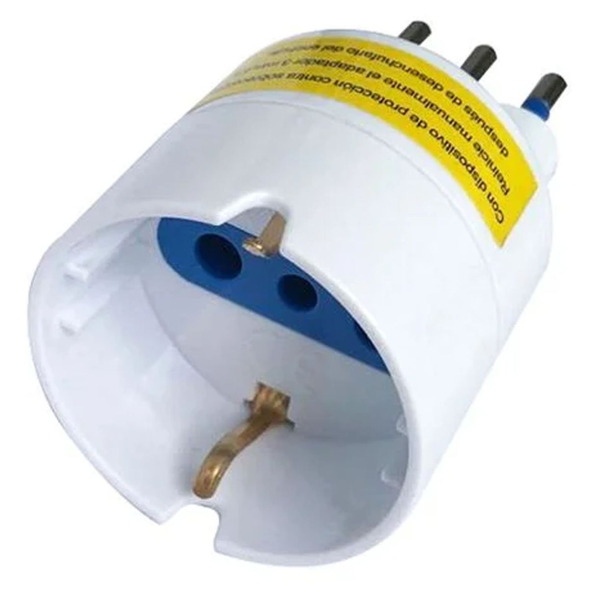 MACROTEL - Enchufe Adaptador Schuko Blanco Me-1109 - Crazygames