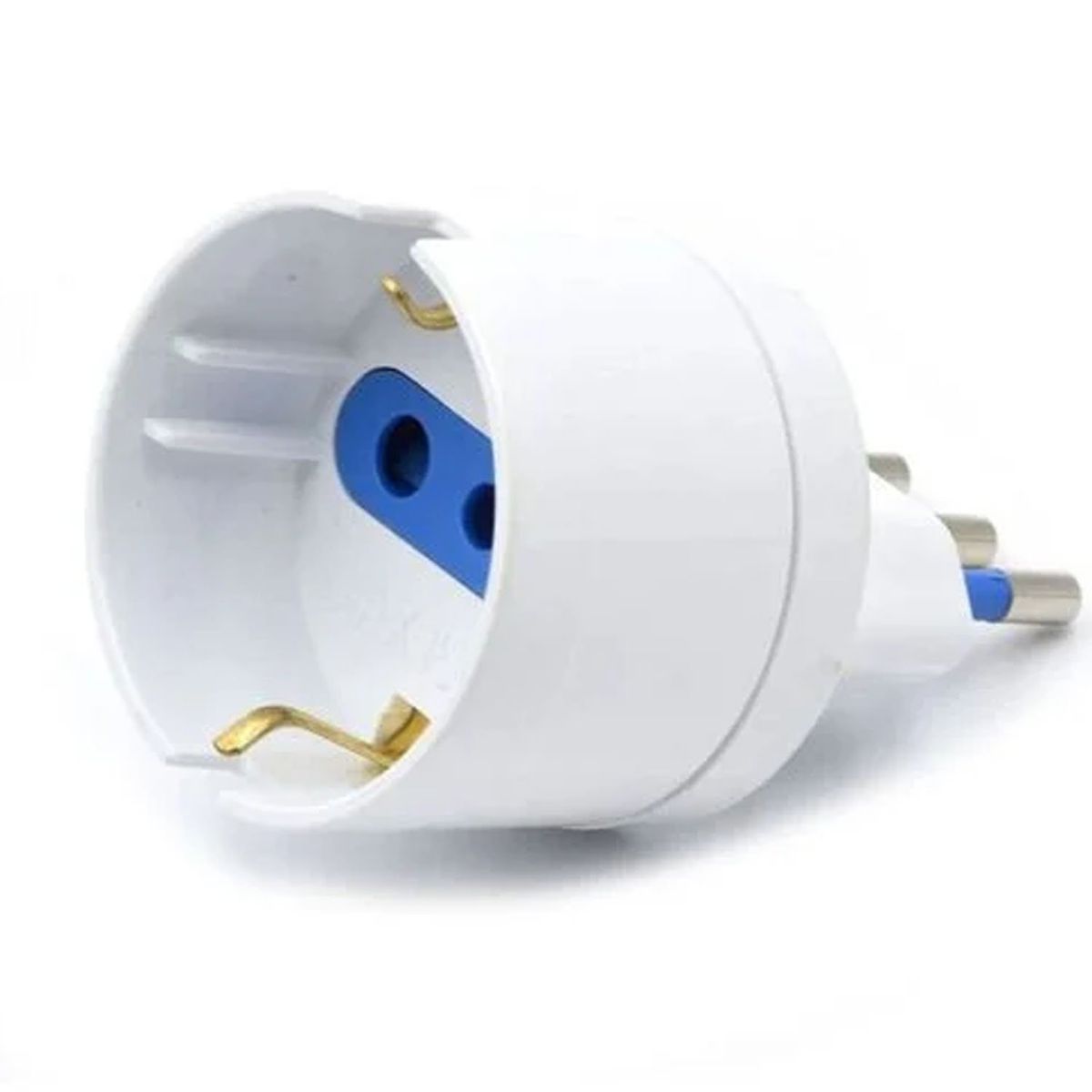 MACROTEL - Enchufe Adaptador Schuko Blanco Me-1109 - Crazygames