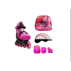 GENERICO - Patines En Linea Set Protecciones Casco T 32 - 35