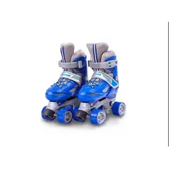 GENERICO - Patines 4 Ruedas De Niños Ajustable Talla M del 35 al 38