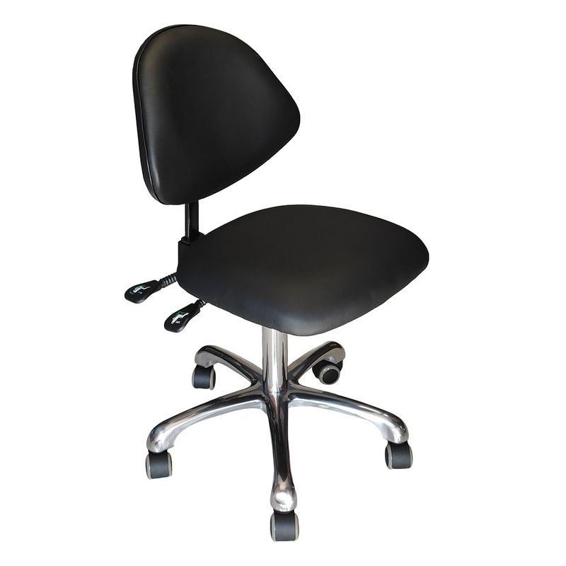 SOUTH MEDICAL - Taburete Clínico Con Respaldo Piso Clínico