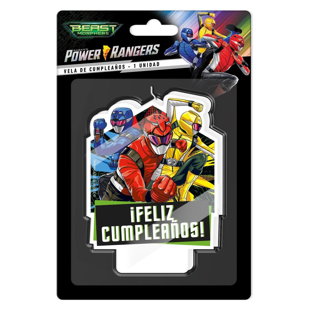 POWER RANGERS - Velas De Cumpleaños Power Rangers