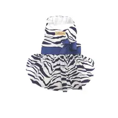PET GLAM - ROPA PARA MASCOTAS VESTIDO CEBRA