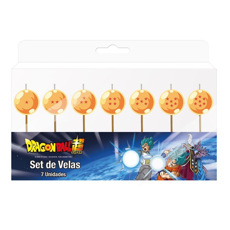 DRAGON BALL - Set 7 Velas Dragon Ball Super Pronobel