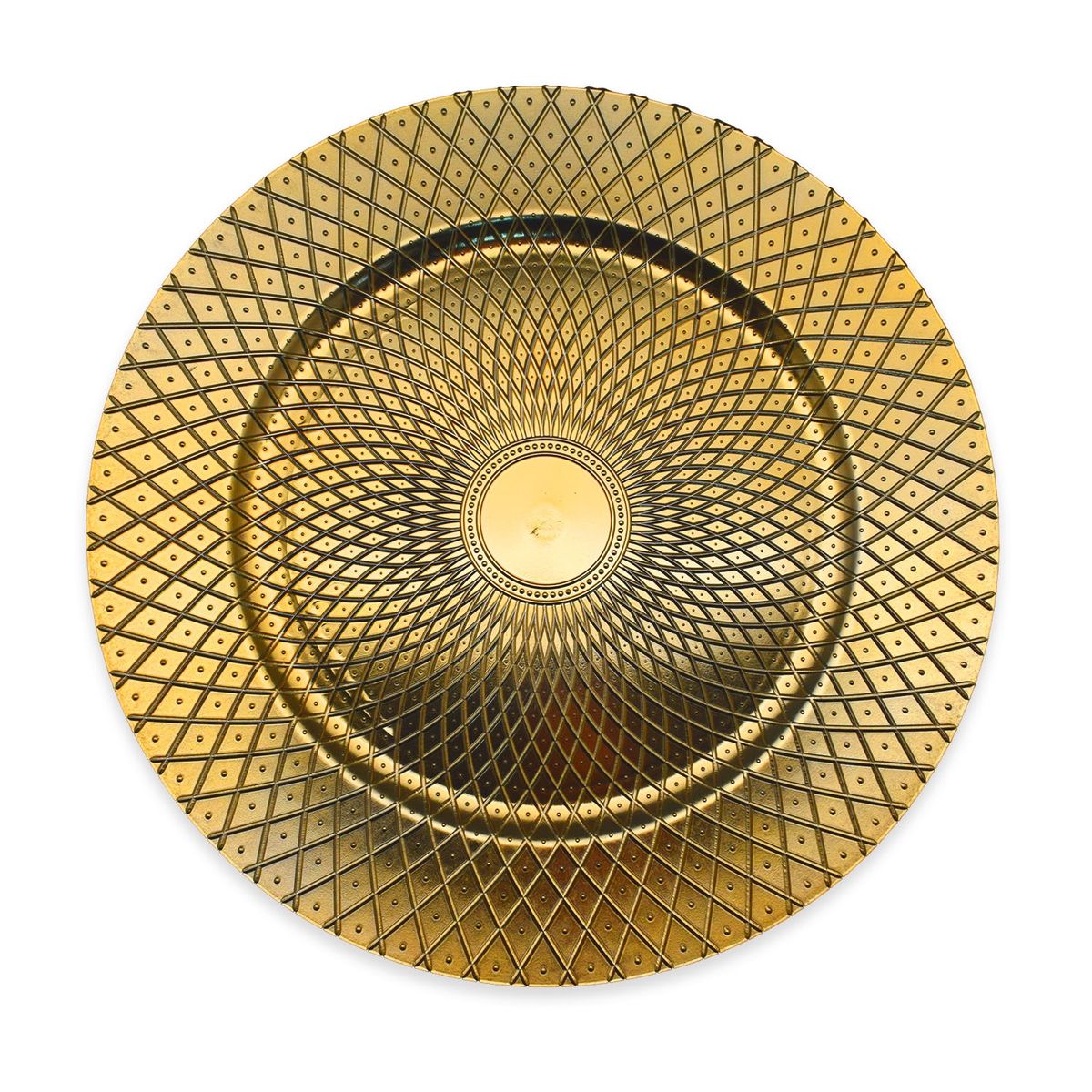 BIG PARTY - Plato Dorado 32 cm Navideño Big Party